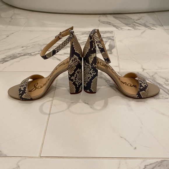 Sam Edelman python block heels - Picture 5 of 9